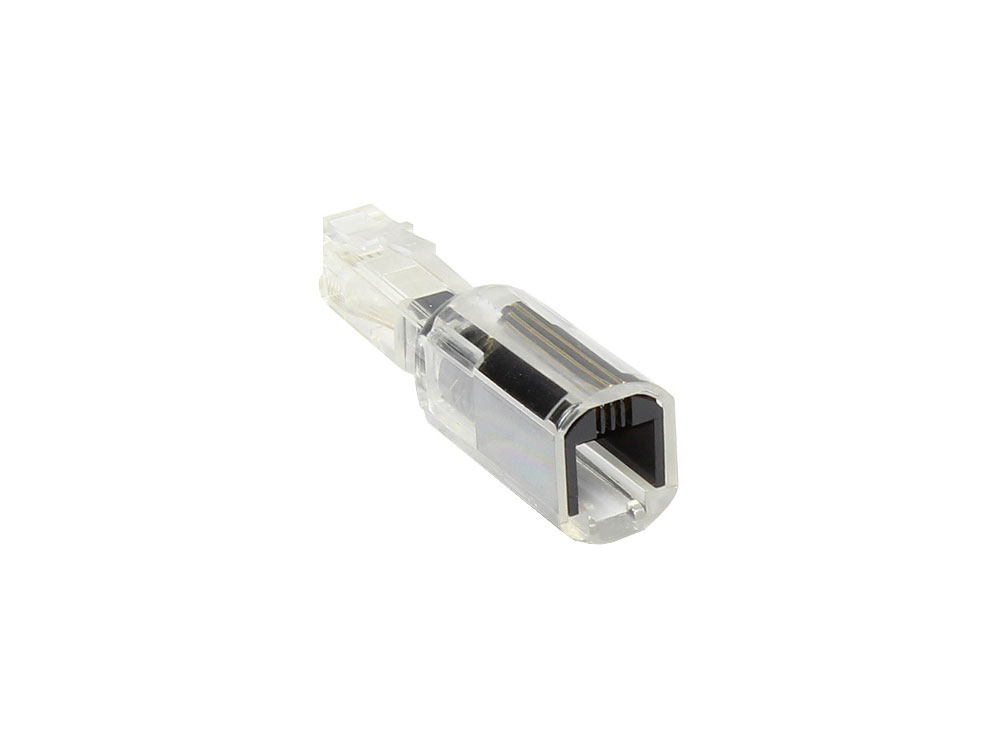 Telefonhörerkabel-Entwirrer, transparent-schwarz