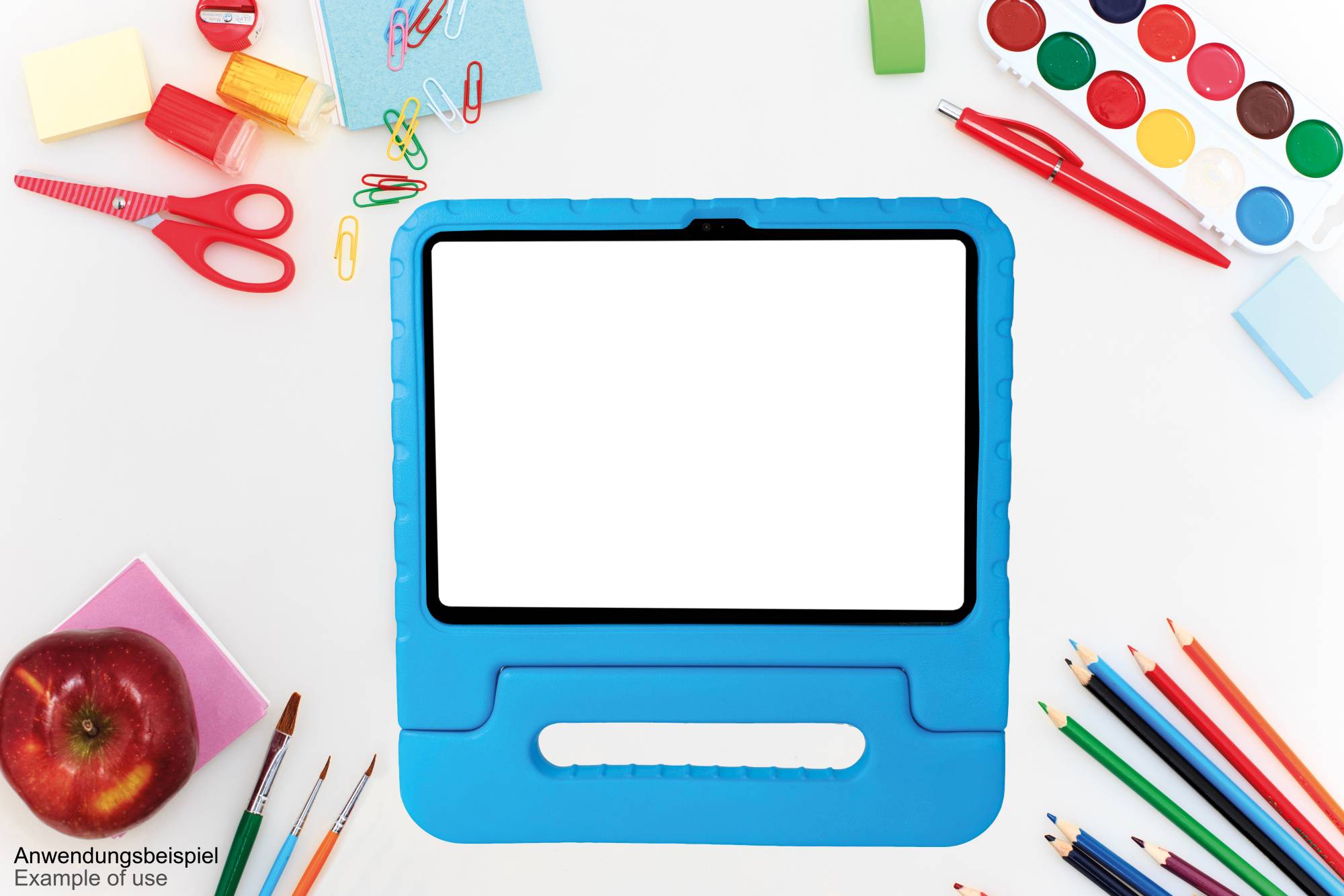 IPad 10.9" (10th gen.) tablet protective case with kickstand, blue, Good Connections®