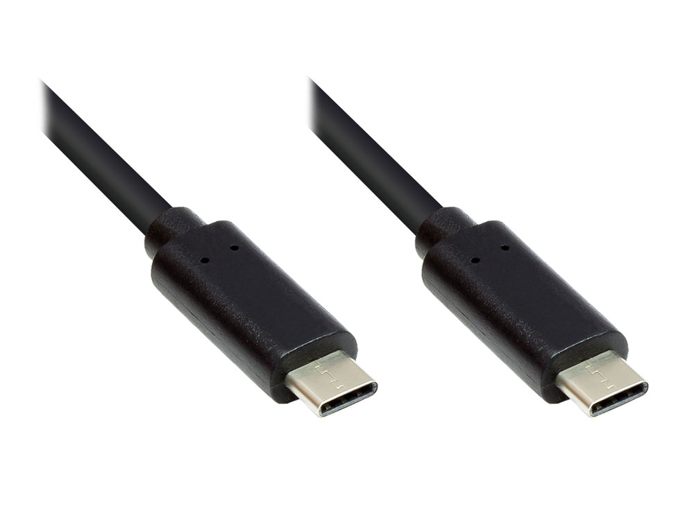 USB 3.1 Gen.1 Kabel C™-Stecker an C™-Stecker, schwarz, 2m, Exsys® [EX-K1585-2.0]