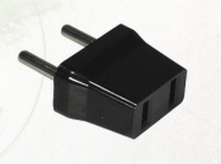 Power adapter US Socket to Euro Plug, black, Good Connections®