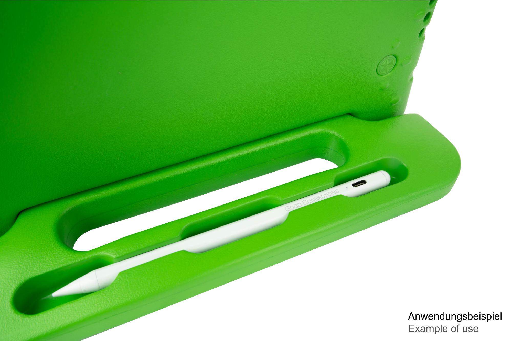 IPad 10.9" (10th gen.) tablet protective case with kickstand, green, Good Connections®