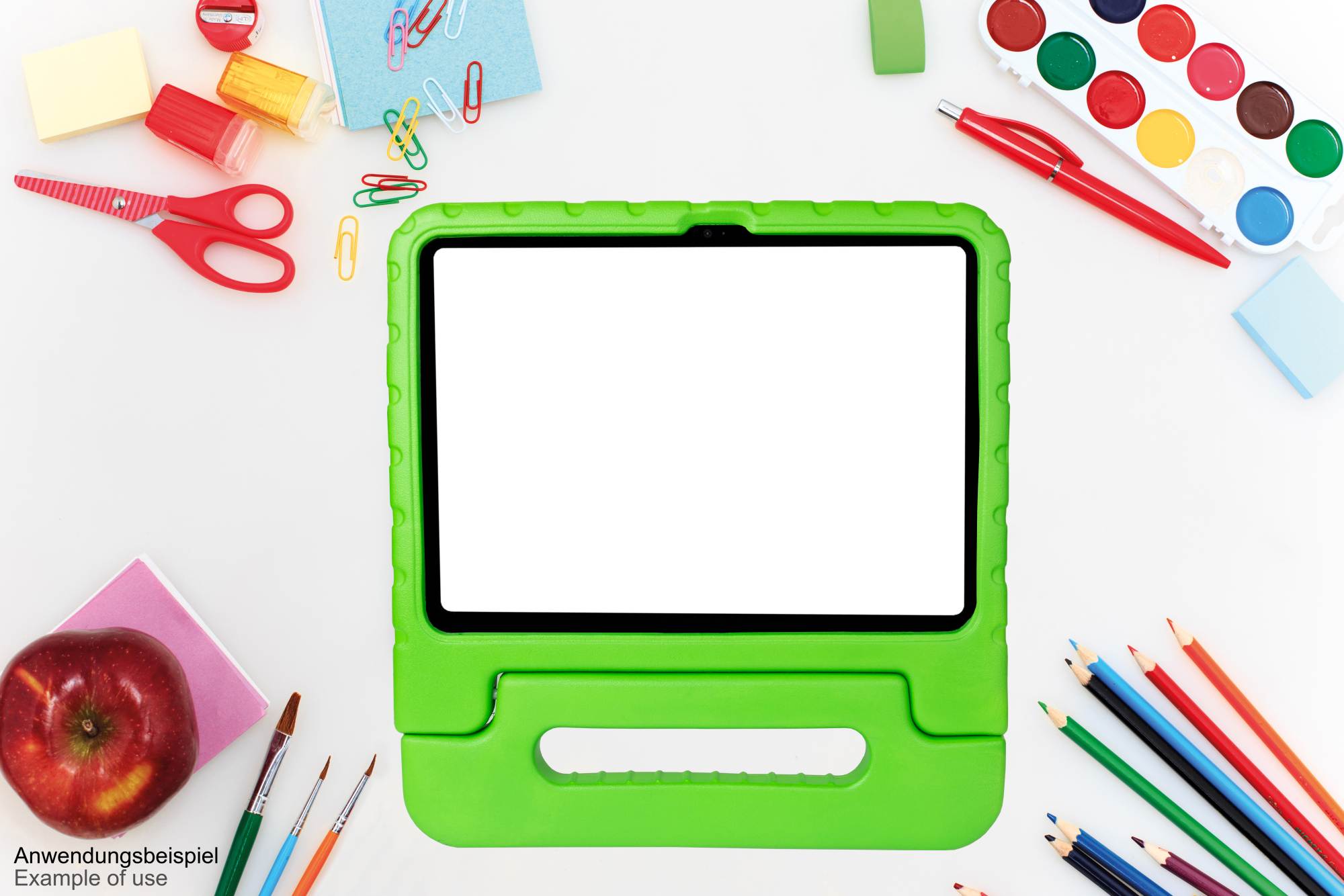 IPad 10.9" (10th gen.) tablet protective case with kickstand, green, Good Connections®