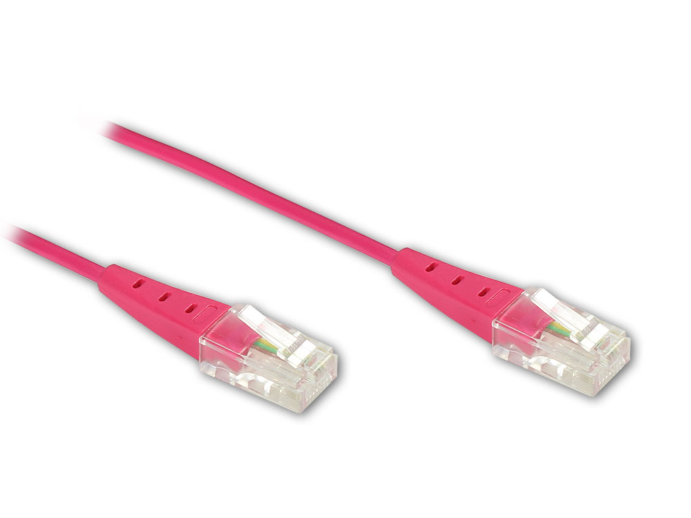 ISDN-Anschlusskabel, magenta, 1.5m , Good Connections®