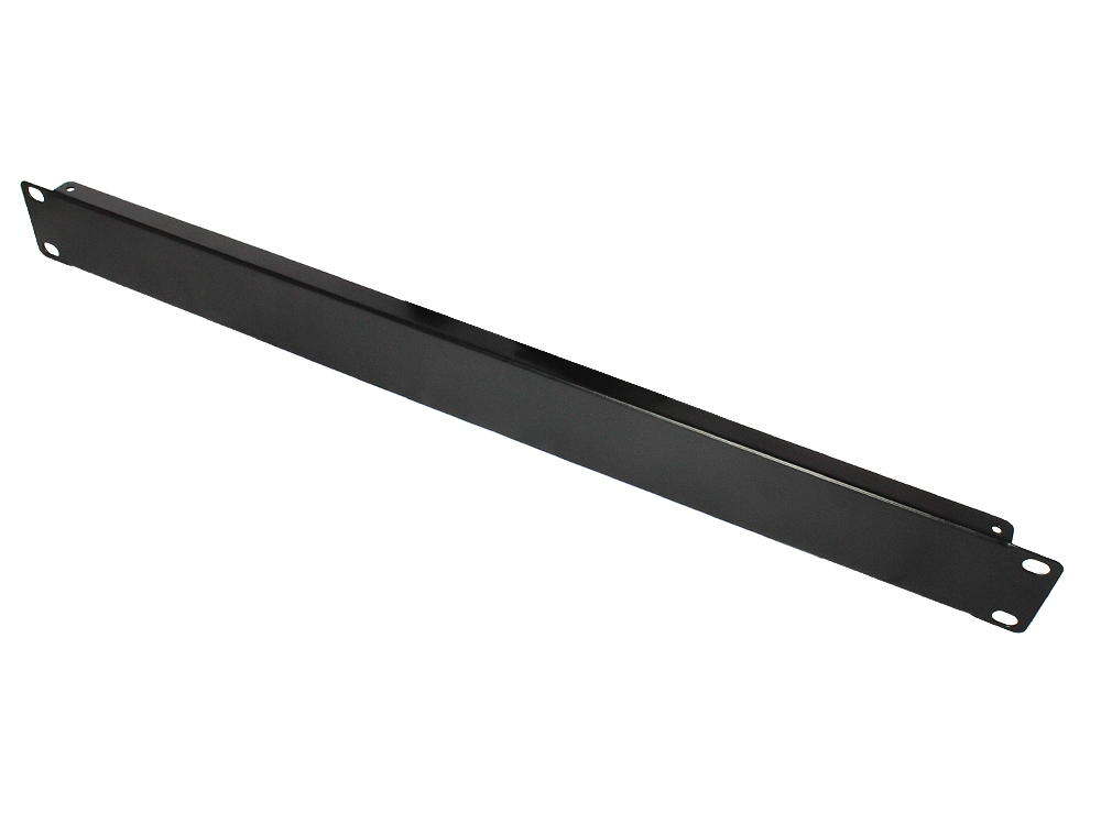 19" Blind panel, 1U, deep black (RAL9005), Good Connections®
