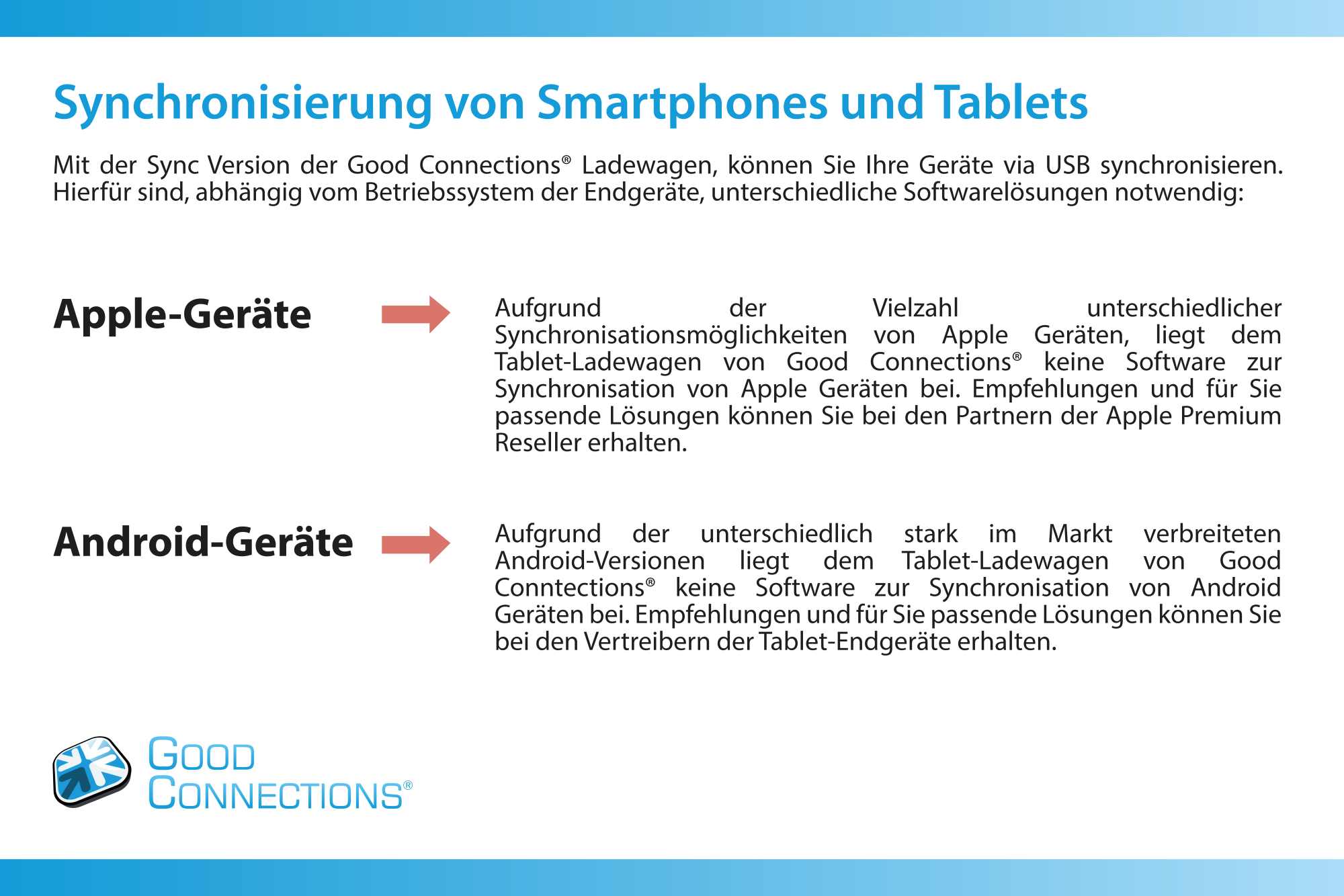 Tablet charging cart for up to 20 devices, UV-C disinfection, Smart Control, sync function for iOS/Android, grey, Good Connections®