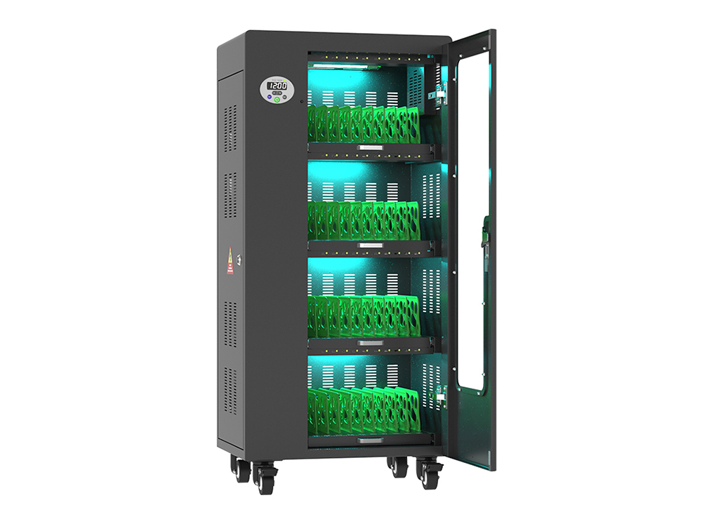 Good Connections® ANTARES T40C Tablet-charging cabinet up to 11", USB-C™ version, 30W per port, UV-C disinfection, black