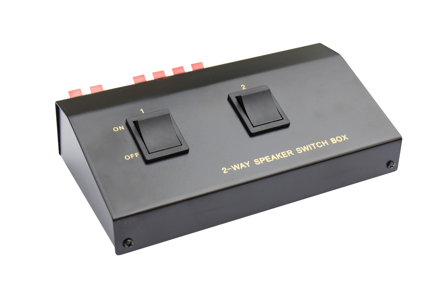 Lautsprecher Umschaltbox zum Anschluss von 2 Lautsprecherpaaren, Good Connections®
