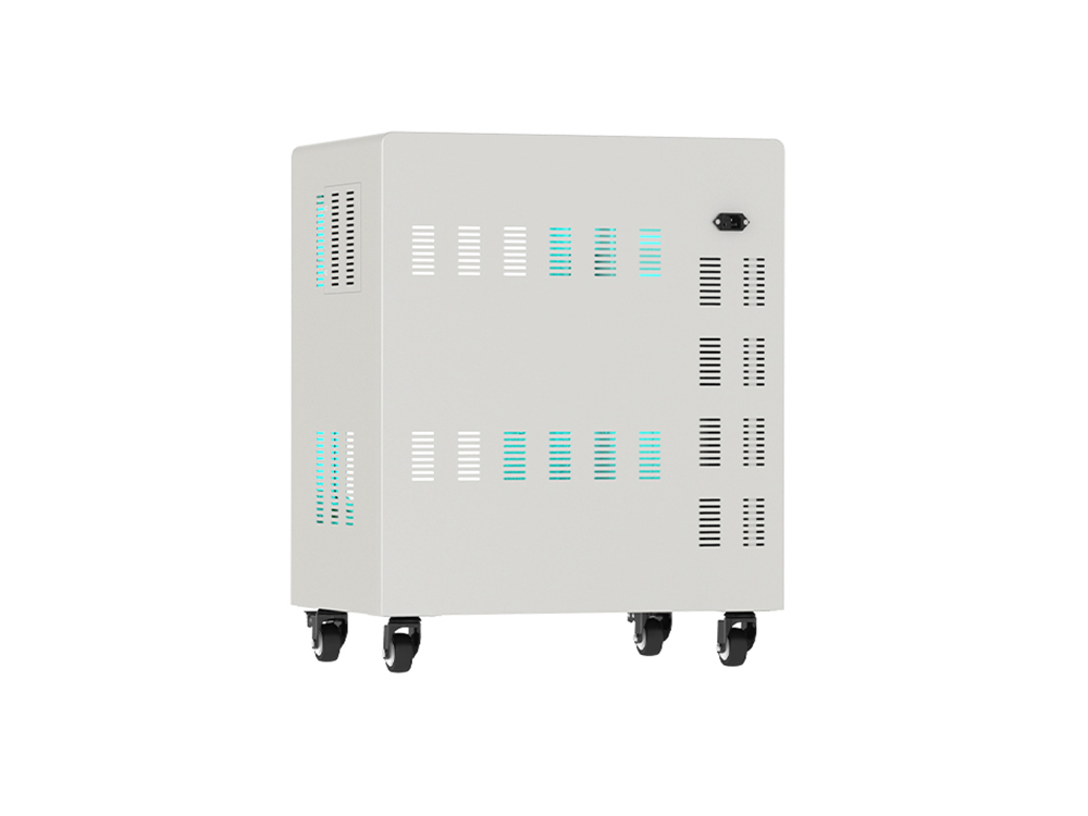 Good Connections® ANTARES T20C Tablet-charging cabinet up to 11", USB-C™ version, 30W per port, UV-C disinfection, grey