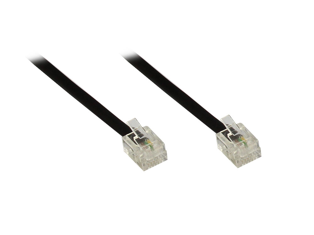 RJ11 Western Verbindungskabel, 6p4c  Länge: 10m, Good Connections®