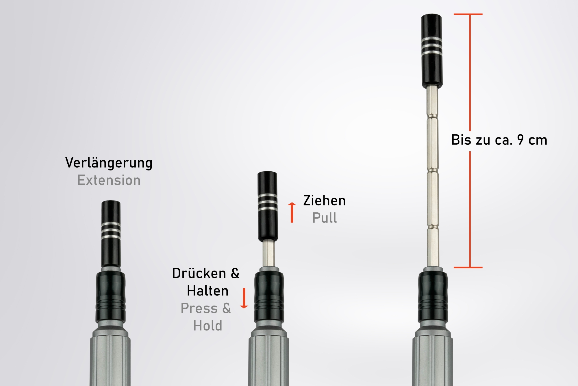 kabelmeister® Precision screwdriver set, 150 pieces, including 117x C4 bits, 3x C3 bits