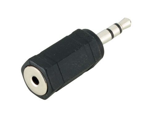 Audio Adapter 2,5mm Stereo Buchse / 3,5mm Stereo Stecker