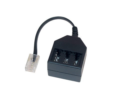 Telefonadapter RJ45 (8/4) Stecker an NFN Buchse 20cm, Good Connections®
