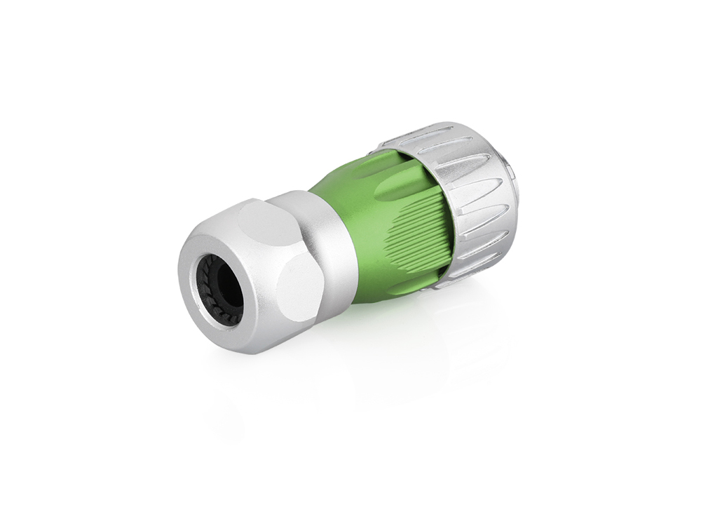 Industrial Connector S3 - Fibre Optic cable, Plug LC with cable gland to Plug LC, metal, M24, bayonet, IP65/67, 3m, Good Connections®