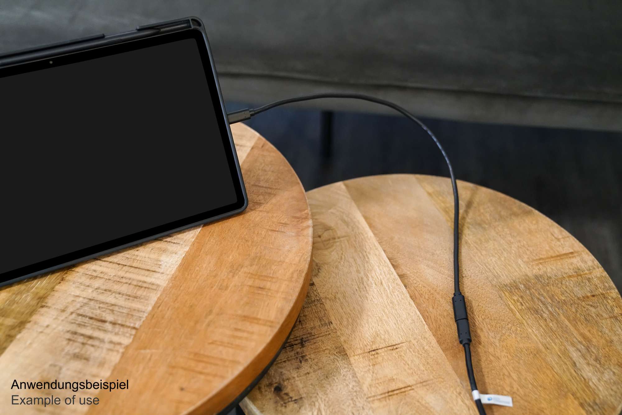 Verlängerungskabel USB 3.2 Gen.2 (10GBit/s, 100W, 4K@60Hz), USB-C™ Stecker an USB-C™ Buchse, CU, schwarz, 1m, Good Connections®