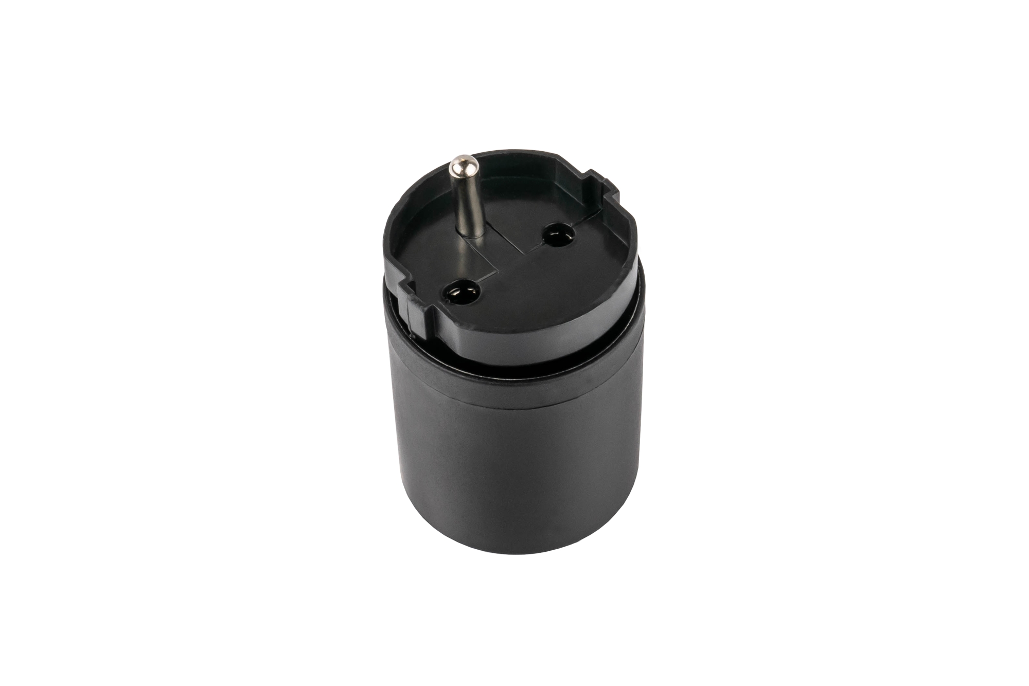 kabelmeister® Power adapter Switzerland plug Typ J (SEV 1011, straight) with insertion aid to safety contact socket, black