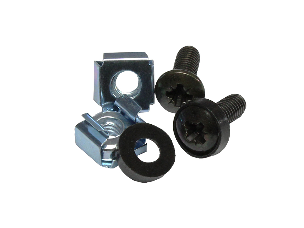 Mounting Set M6, screws 20 mm, set of 50, black, Good Connections®