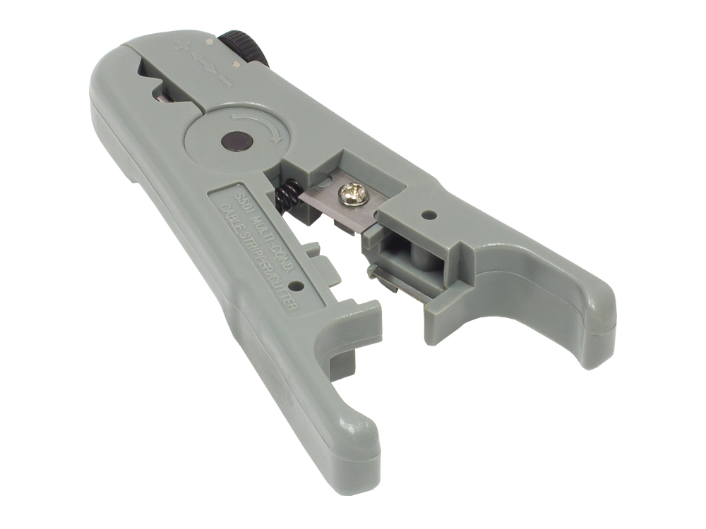 Wire stripper for patchcable (3,2mm - 9mm) with cable cutter, Good Connections®