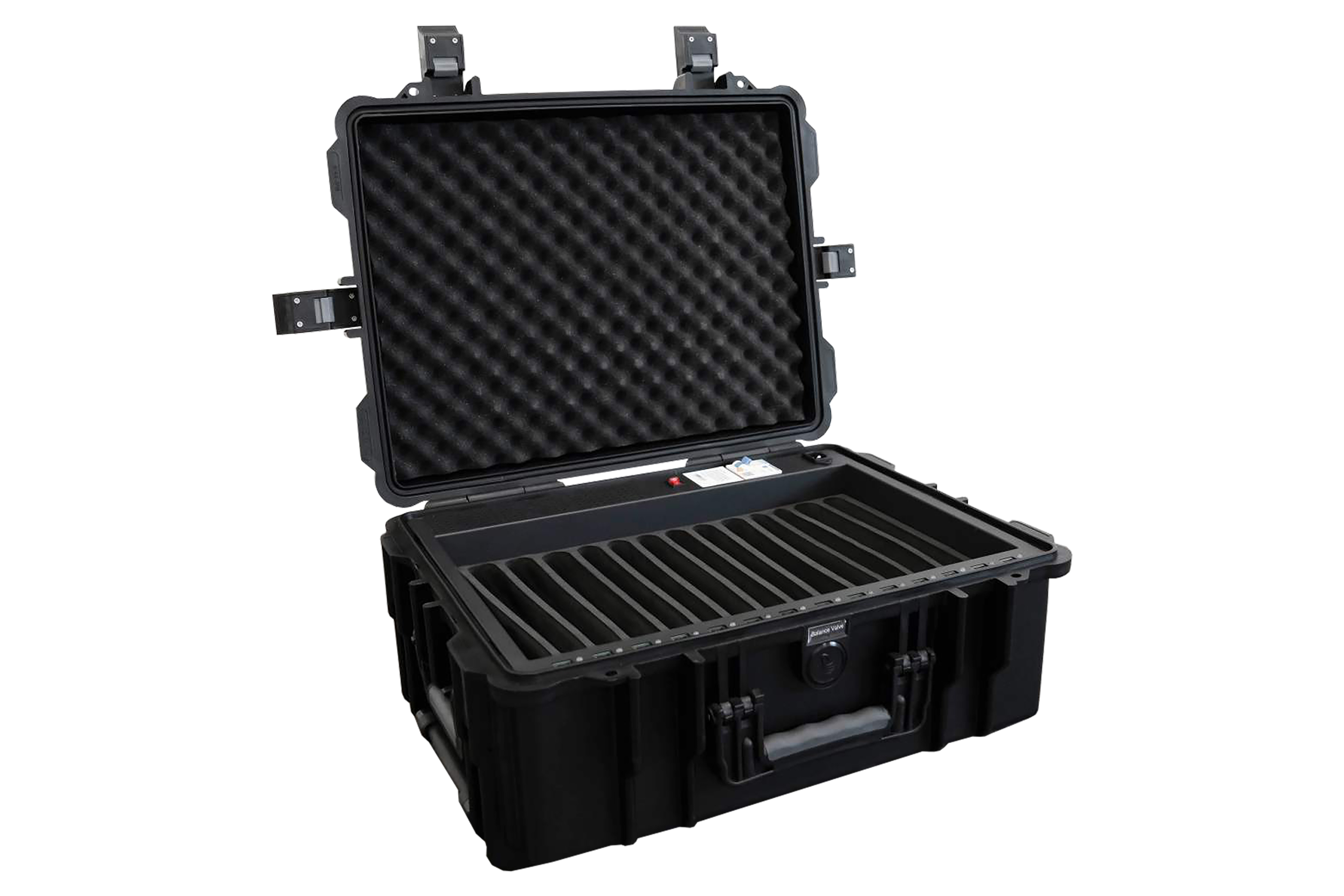 Good Connections® ATON4 T14S tablet charging trolley, sync function, splash-proof, black