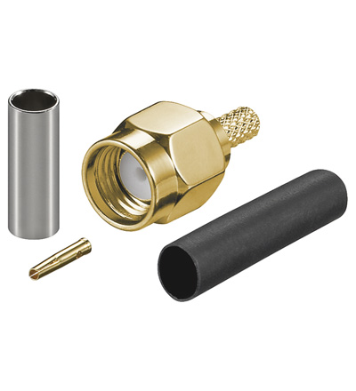 RP-SMA Crimpstecker für RG-174 und RG-316