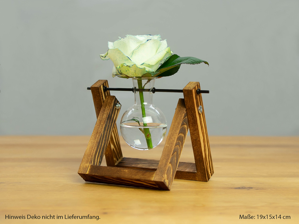 Decorative flower vase "Round flask"