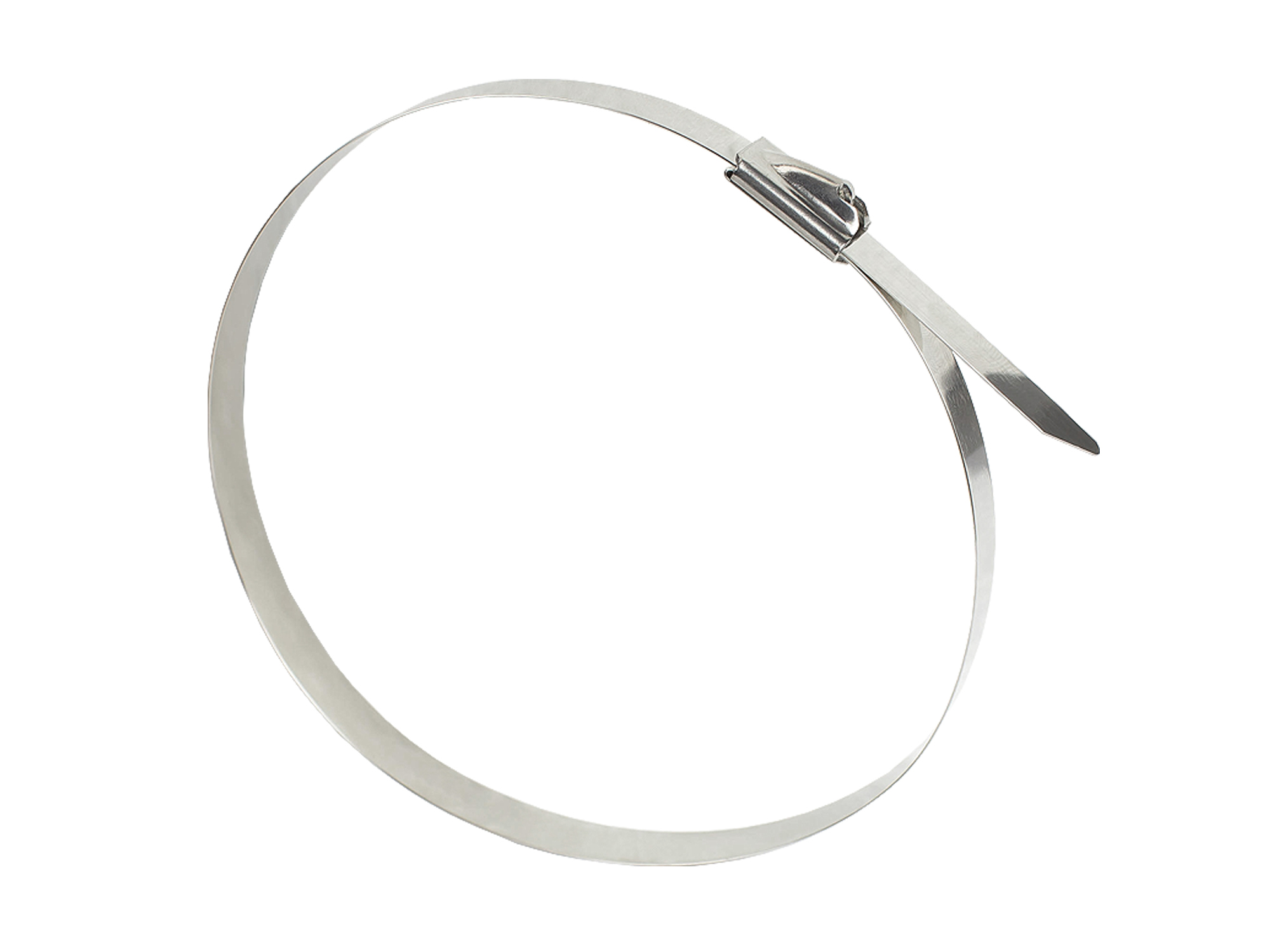 Stainless steel cable ties 250 mm x 7,9 mm, -60 °C to +550 °C, 20 pieces, Good Connections®