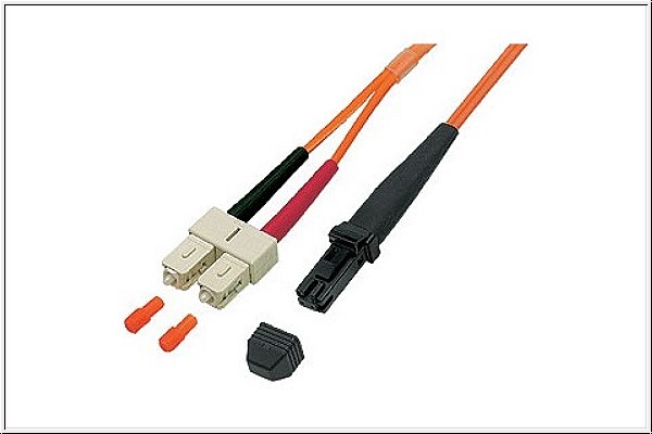LWL Duplex Patchkabel MT / SC, 62,5/125, Länge: 15m, Good Connections®