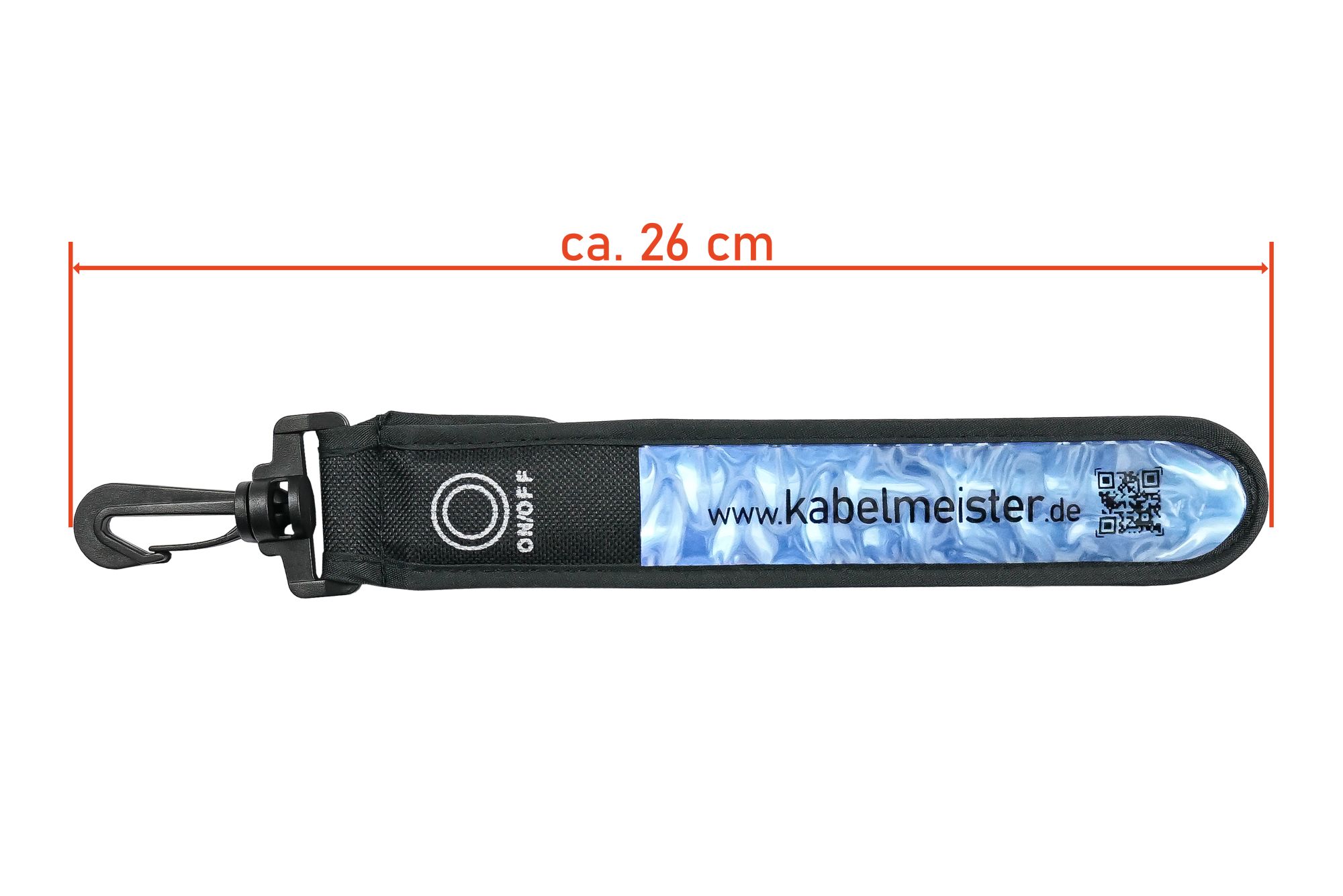 LED Leuchtband mit Befestigungshaken, blau