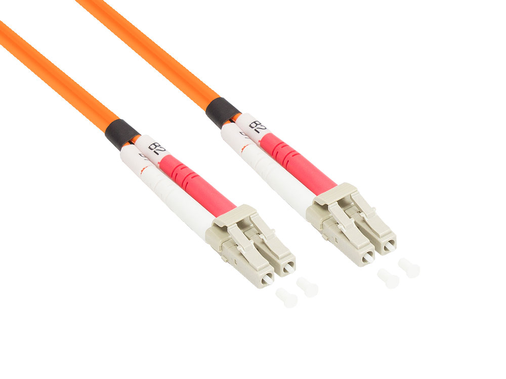Patch cable LWL Duplex OM2 (Multimode, 50/125) LC/LC, 3m, Good Connections®