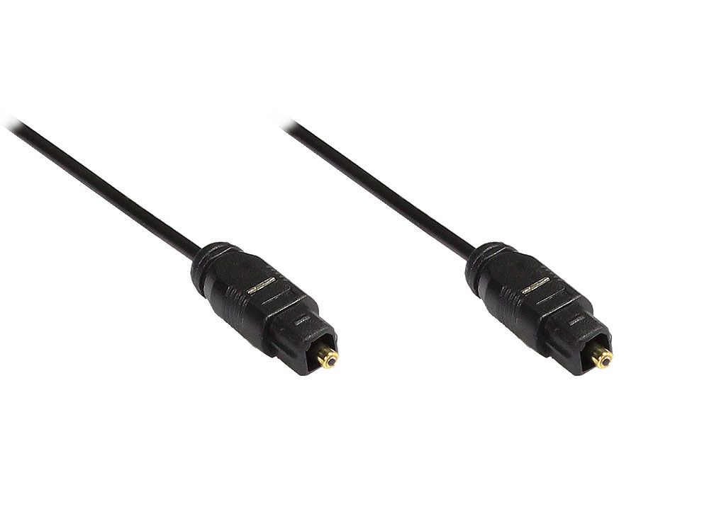 Lichtwellenleiterkabel Toslink St./St., Ø 2,2mm, Länge 3m, Good Connections®