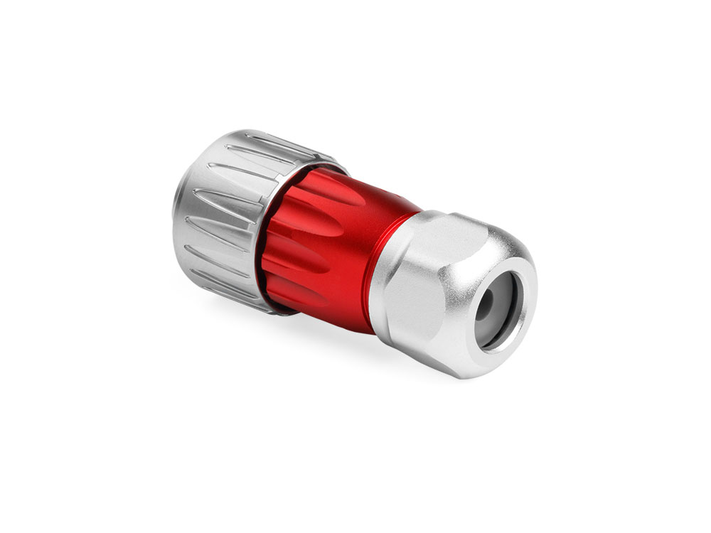 Industrial Connector S3 - Power (4-pin) Plug with cable gland, solder termination, metal, M20, bayonet, IP65/67, Good Connections®