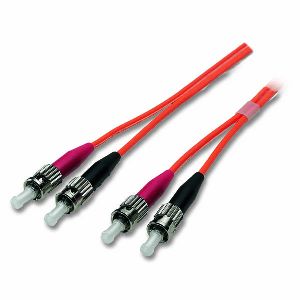 Patch cable, LWL Duplex OS2 (Singlemode, 9/125) ST/ST, yellow, 7,5m, Good Connections®