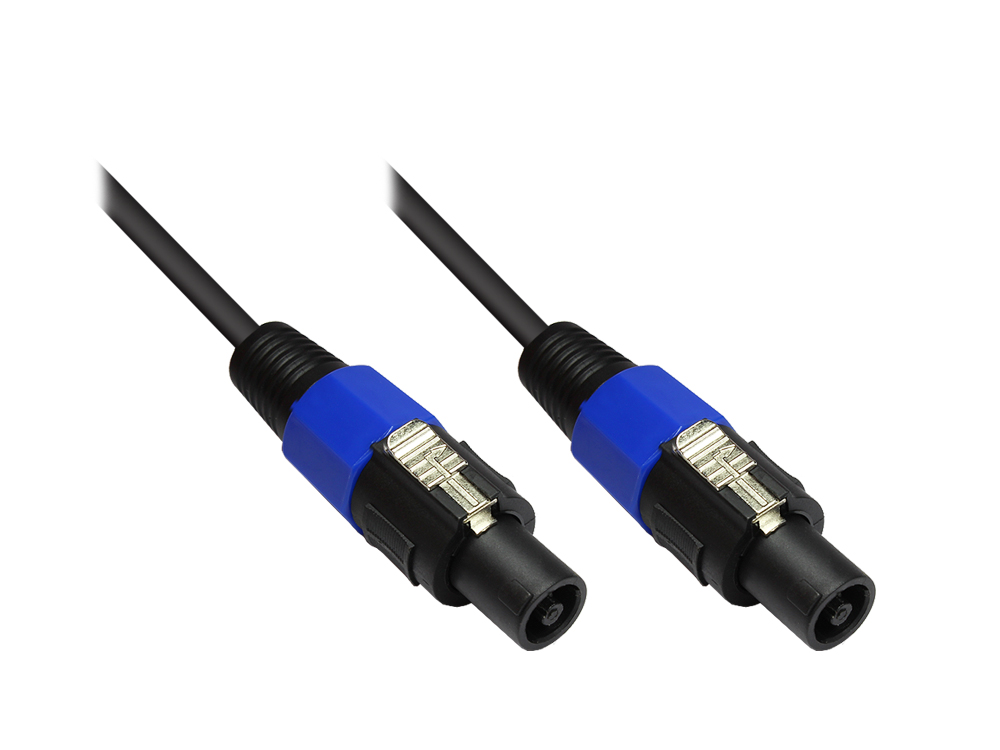 PA Verbindungskabel, 2 x 1,5 mm², schwarz, 15m