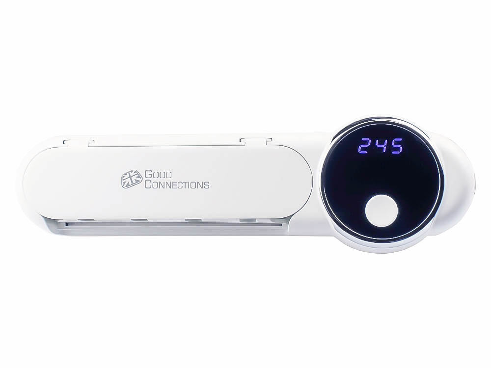 UV-C toothbrush disinfection station, for four electric/manual toothbrushes, Good Connections®