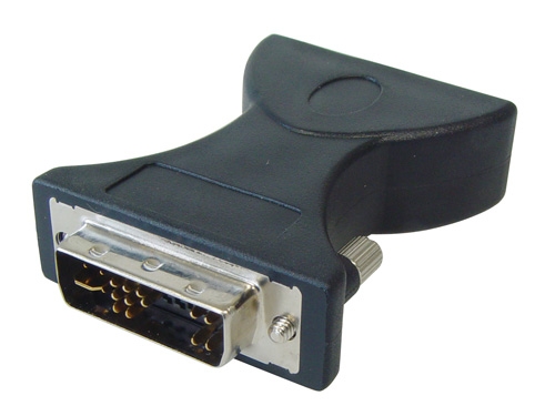 Adapter DVI Stecker (12+5) an 3x Cinch Buchse (RGB)