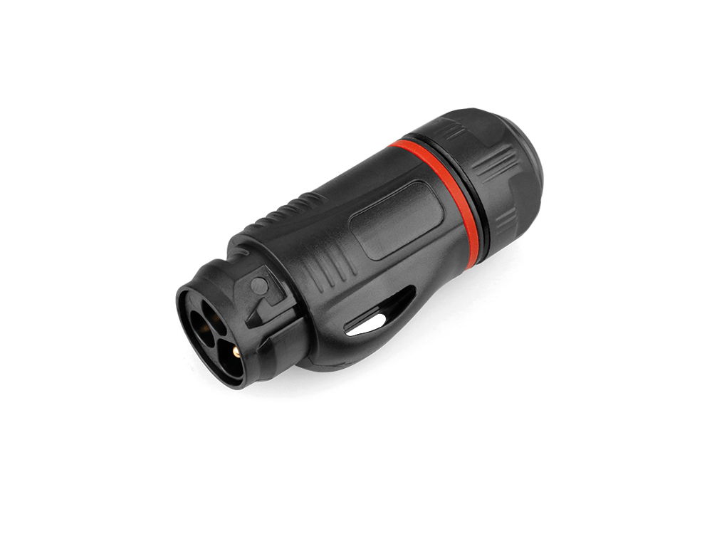 Industrial Connector S2 - Power (3-pin) plug, screw connection, M24, IP67, Good Connections®