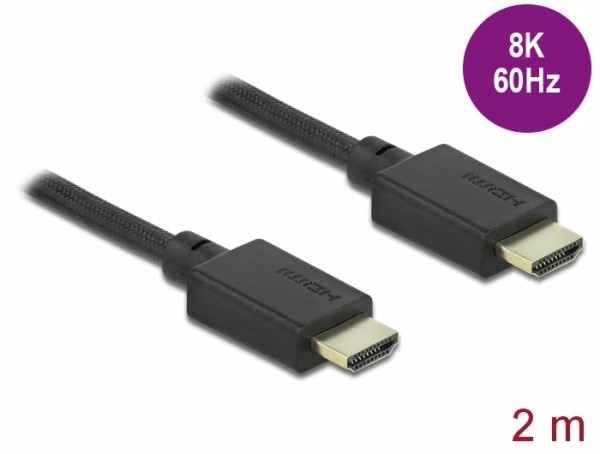 High Speed HDMI Kabel 48 Gbps 8K 60 Hz 2 m, Delock® [85388]