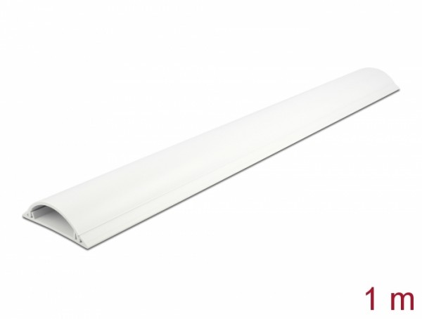 Kabelkanal selbstklebend 70 x 20 mm - Länge 1 m weiß, Delock® [20706]