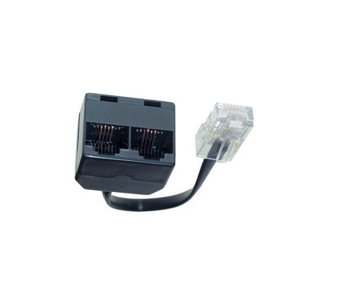 ISDN 2-fach Verteiler mit Widerstand