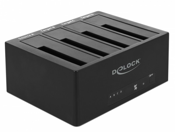 USB 3.0 Dockingstation für 4x SATA HDD / SSD mit Klon Funktion, Delock® [64063]