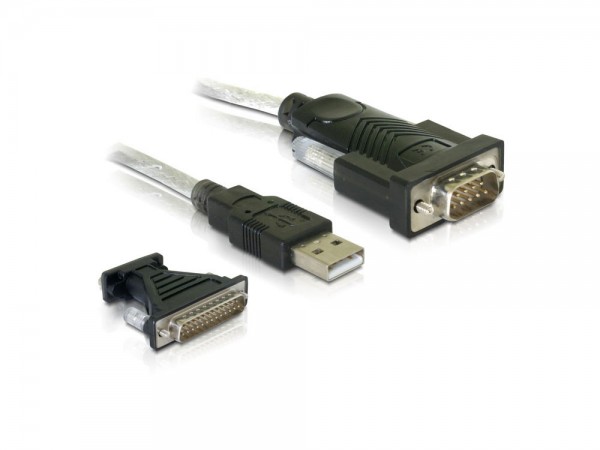 Adapter, USB 2.0 zu 1 x Seriell RS232,, Delock® [61308]