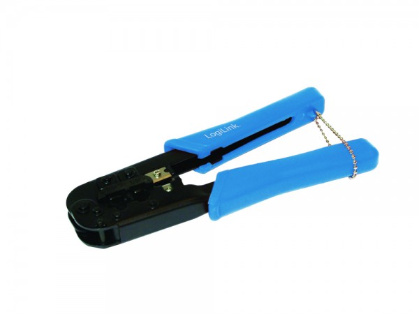 Modulare Crimpzange für 8P8C/RJ45, 6P6C/RJ12 und 6P4C/RJ11 Stecker, LogiLink® [WZ0033]