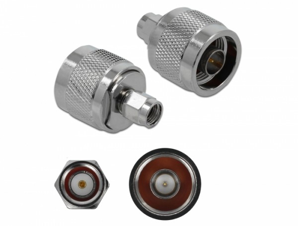 Adapter N Stecker an RP-SMA Stecker 10 GHz, Delock® [89982]