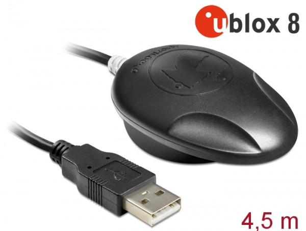 NL-8012U USB 2.0 Multi GNSS Empfänger, u-blox 8, 4,5m, Navilock® [62524]