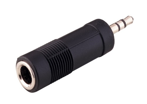 Audio Stereo Adapter 3,5mm Stecker / 6,3mm Buchse, Good Connections®