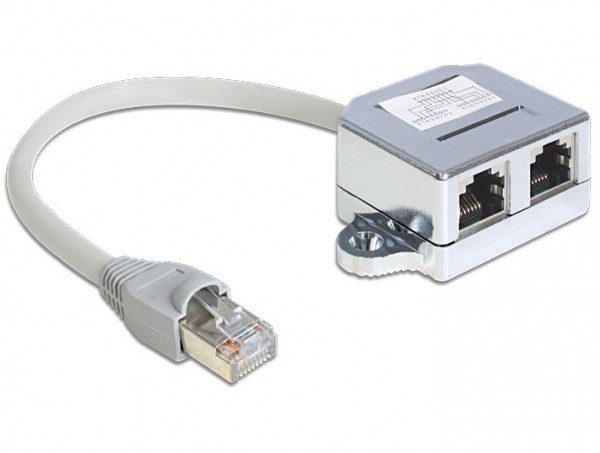 NICz RJ45 Port Doppler 1xSt-an2xBu 1xEthernet 1xISDN Delock® [65441]