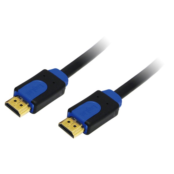 High-Speed-HDMI®-Kabel mit Ethernet, Stecker A an Stecker A, 1m, LogiLink® [CHB1101]
