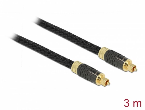 TOSLINK Standard Kabel Stecker - Stecker 3 m, Delock® [86594]