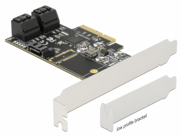 5 Port SATA PCI Express x4 Karte - Low Profile Formfaktor, Delock® [90395]