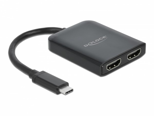 USB Type-C™ Splitter (DP Alt Mode) zu 2 x HDMI MST / VXP, Delock® [87755]