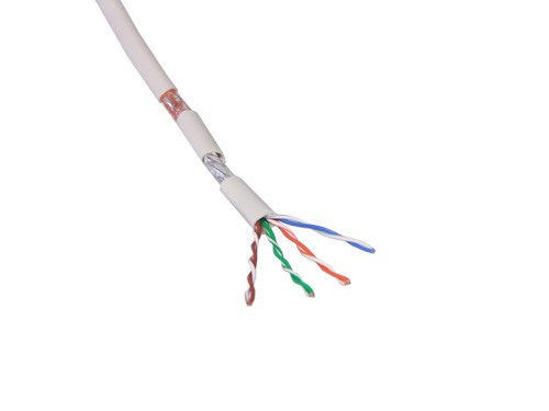 LogiLink® Verlegekabel, Cat. 5e, SF/UTP, PVC, AWG24, 100m Rolle [CPV007]